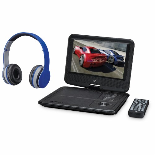 GPX DVD Player & Headphones Bundle Perspective: front