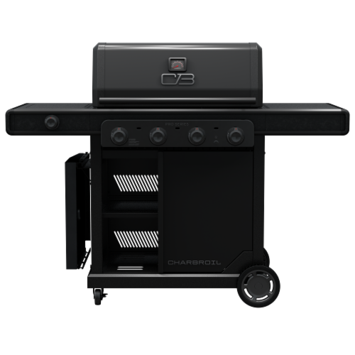 Char-Broil® Signature Pro Series™ 4 Burner Gas Grill & Griddle Perspective: front