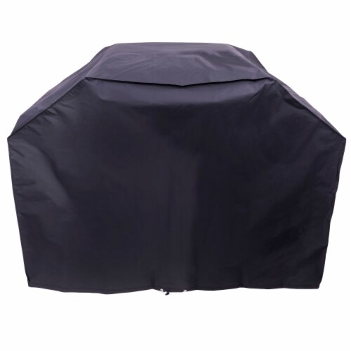 Char-Broil 62 In. Black Vinyl Basic Grill Cover 8336564P06V Perspective: front