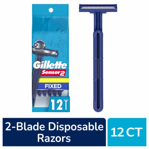 Gillette® Sensor2 Disposable Razors Perspective: front