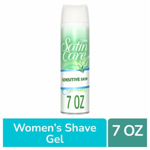 Gillette Satin Care Sensitive Skin Shave Gel for Women Perspective: front