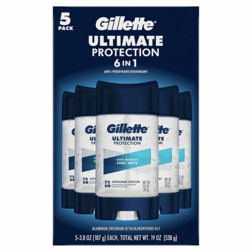 クリスマスツリー特価！ Gillette Ultimate Protection 6-In-1 Antiperspirant, 3.8 メンテナンス