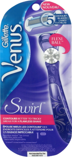 Gillette Venus Swirl Razor Perspective: front