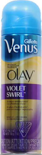Gillette Venus & Olay Violet Swirl Shave Gel Perspective: front
