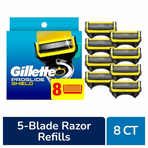 Gillette ProGlide Shield Men's Razor Blades Refills Cartridges Perspective: front