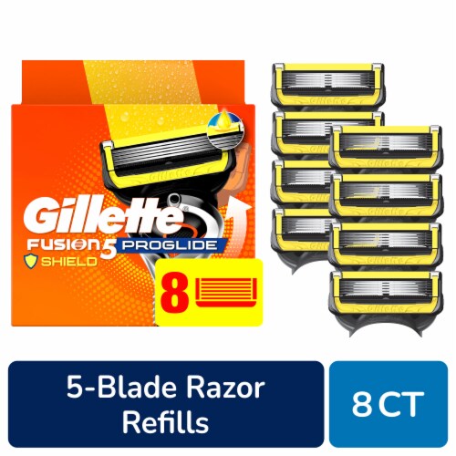 Gillette ProGlide Shield Men's Razor Blades Refills Cartridges Perspective: front