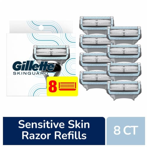 Gillette SkinGuard Men's Razor Blade Refills Cartridges Perspective: front