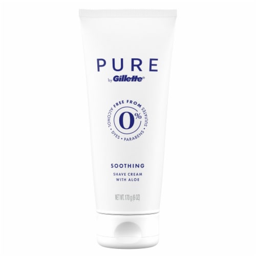 Gillette® Pure Soothing Shave Cream with Aloe Perspective: front