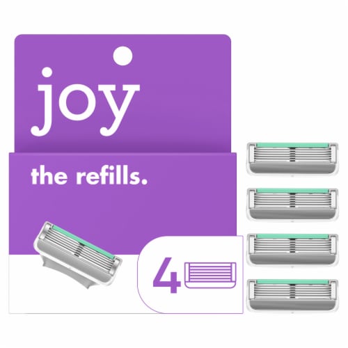 Joy The Refills Razor Blade Refills Perspective: front