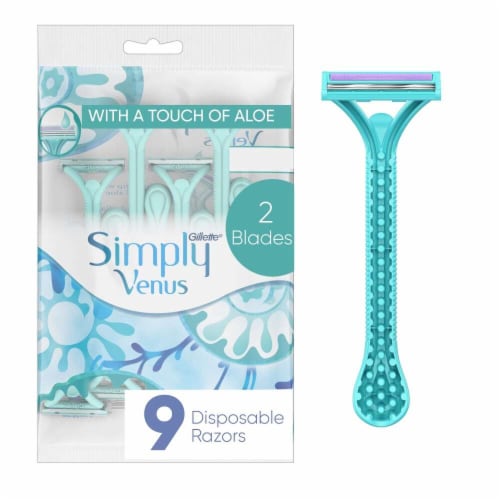 Gillette Simply Venus 2 Disposable Razors Perspective: front