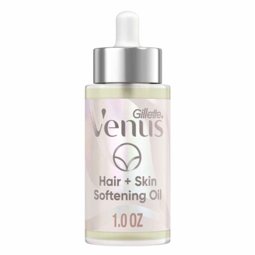 Gillette Venus for Pubic Hair and Skin Softening Oil Perspective: front