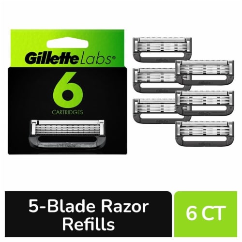 Gillette Labs by Gillette Men's 5-Blade Razor Blade Refill Cartridges ...