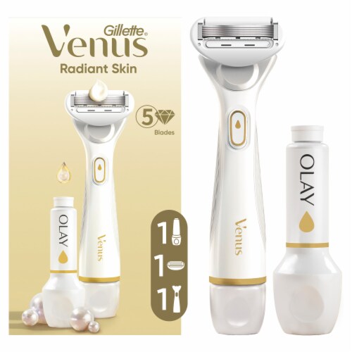 Gillette Venus Radiant Skin Pearl Powder Women's Razor Starter Kit, 1 ct -  Fry's Food Stores