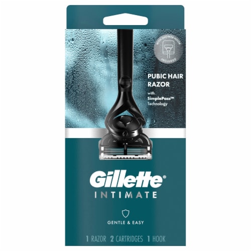 Gillette® Intimate Groin Razor Perspective: front