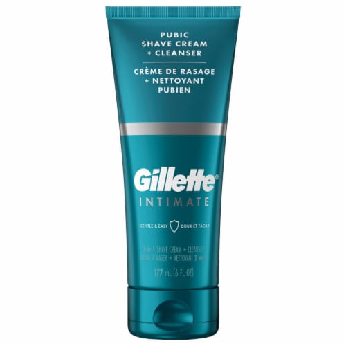 Gillette® Intimate 2-in-1 Groin Shave Cream Cleanser Perspective: front