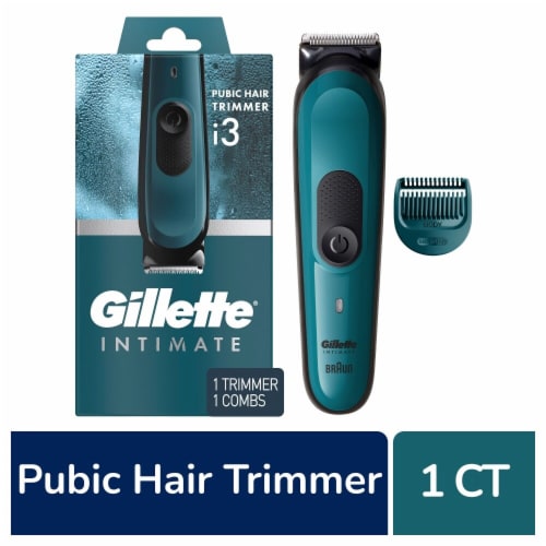 Gillette Intimate Men's Cordless Waterproof i3 Pubic Hair Trimmer Perspective: front