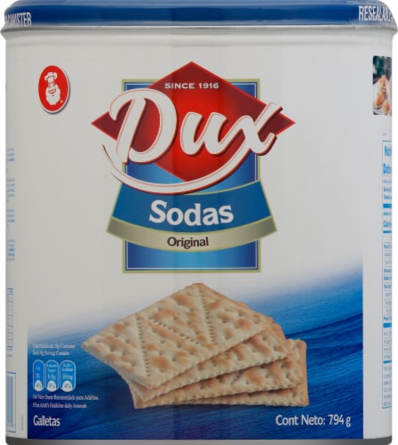 Dux Original Sodas Crackers Perspective: front