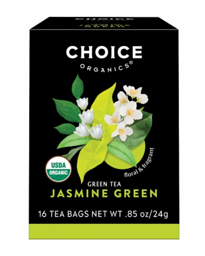 Choice Organics Jasmine Green Tea Bags Perspective: front