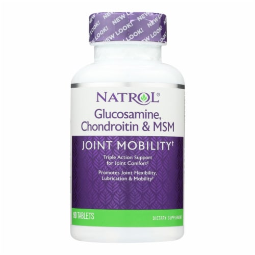 Natrol® Joint Mobility Glucosamine Chondroitin and MSM Tablets Perspective: front