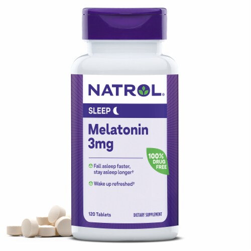 Natrol® Sleep Melatonin Tablets 3 mg Perspective: front