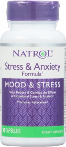 Natrol® Stress and Anxiety Formula Perspective: front