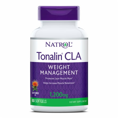 Natrol Tonalin CLA Dietary Supplement 1200mg Perspective: front