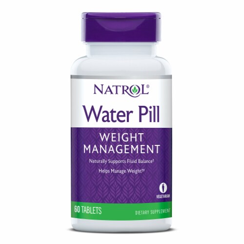 Natrol® Water Pill Tablets Perspective: front