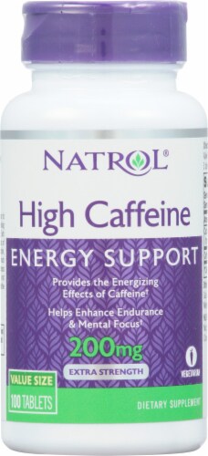 Natrol High Caffeine Perspective: front