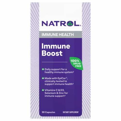 Natrol Immune Boost Capsules Perspective: front