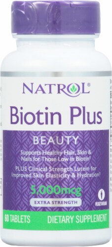 Natrol® Biotin Plus Skin Care Dietary Supplement Perspective: front