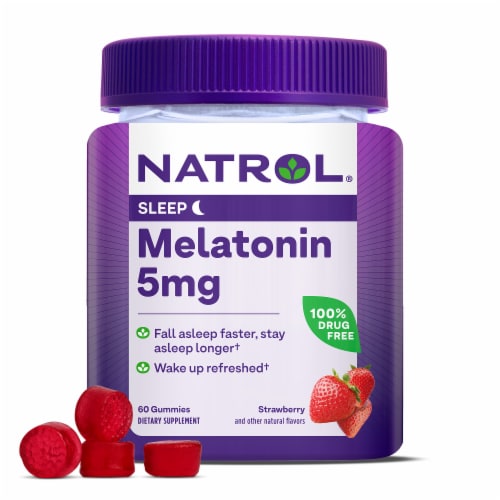 Natrol Melatonin Gummies 5mg Perspective: front