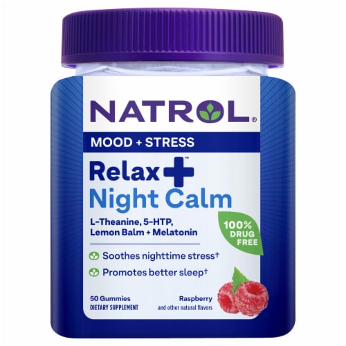 Natrol® Relax+™ Night Calm Berry Gummies Perspective: front