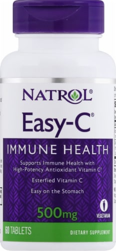 Natrol Easy-C Tablets 500mg Perspective: front
