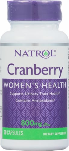 Natrol® Cranberry 800mg Capsules Perspective: front