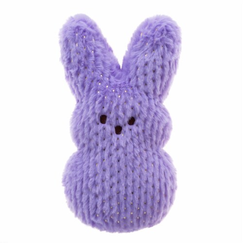 Peeps Purple Bunny Plush Perspective: front