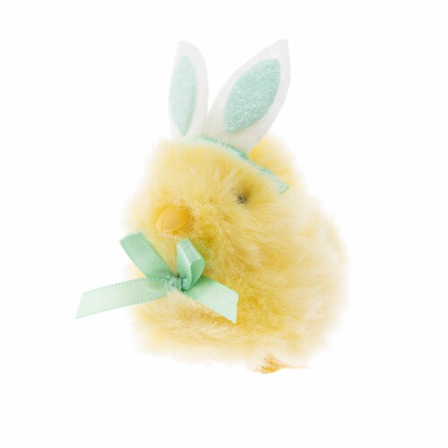 DanDee Easter Palm Pet Toy - Yellow/Light Green Perspective: front