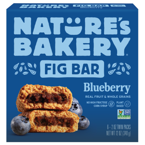 Nature's Bakery® Whole Wheat Blueberry Fig Bars Perspective: front