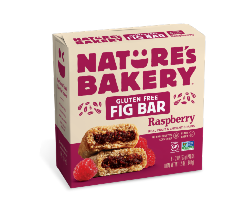 Nature's Bakery Raspberry Fig Bars Perspective: front