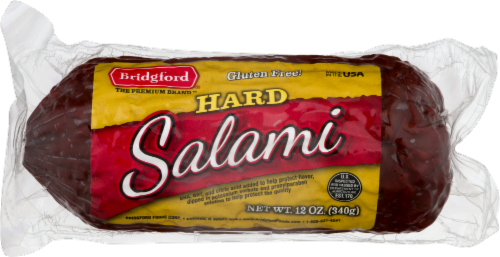 Bridgford Hard Salami Perspective: front