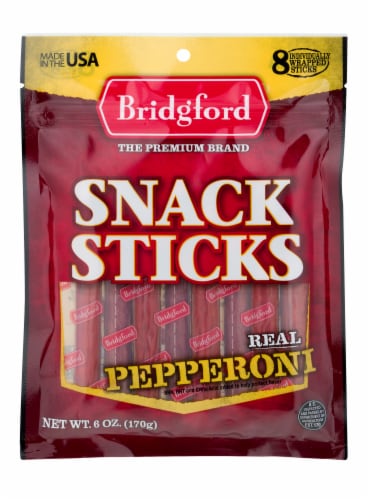 Bridgford Pepperoni Sticks Perspective: front