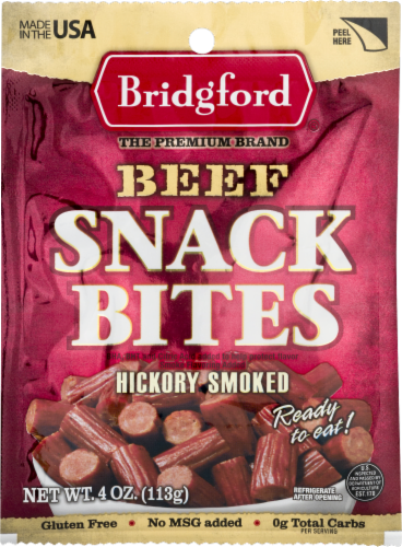 Bridgford Beef Snack Bites Perspective: front