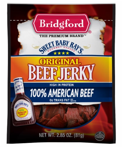 Bridgford® Sweet Baby Ray's® Original Beef Jerky Perspective: front