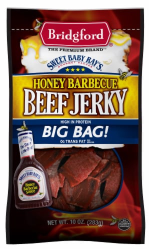 Bridgford® Sweet Baby Ray's® Honey BBQ Beef Jerky Perspective: front