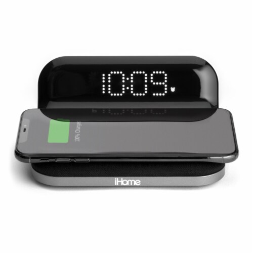 Ihome alarm clock with apple watch charger cheap