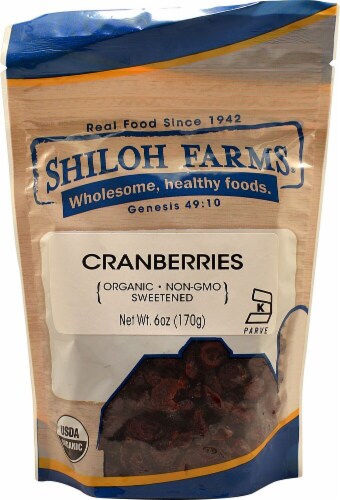 Shiloh Farms Organic Cranberries Perspective: front