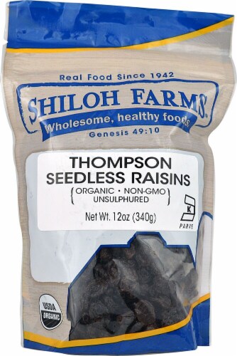 Shiloh Farms Organic Thompson Seedless Raisins Perspective: front