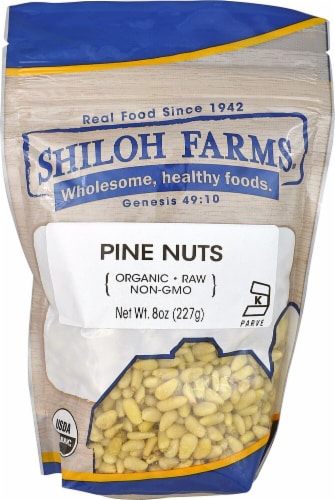 Shiloh Farm Organic Raw Pine Nuts Perspective: front