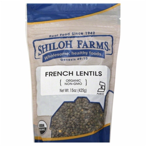 Shiloh Farms Organic French Lentils Perspective: front