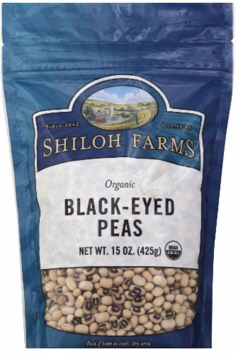 Shiloh Farms Organic Black Eyed Peas Perspective: front