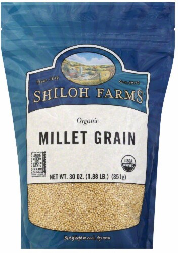 Shiloh Farms Organic Millet Grain Perspective: front